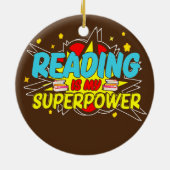 リーダー読キッズのおたくBookworm読はMy セラミックオーナメント (裏面)