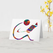 リーダー – ファンタジーカー空白のド カード (黄色い花)