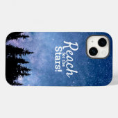 リーチのための星のモチベーション引用文星夜 Case-Mate iPhoneケース (裏面 (横))