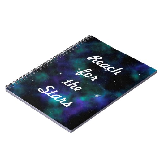 リーチはスターズ銀河系インスパイアの引用文 ノートブック (左側)