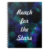 リーチはスターズ銀河系インスパイアの引用文 ノートブック (正面)