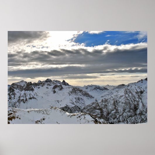 リーチアムアルベルグオーストリアのアルプスのポスター ポスター (正面)