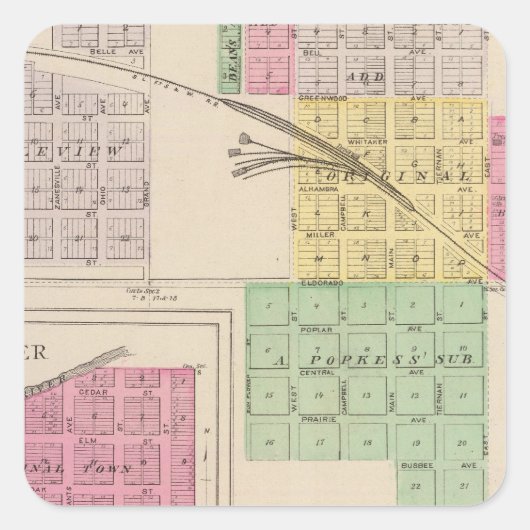 リーチェ、秋川、ハミルトン、クライマックス、カンザス スクエアシール (正面)
