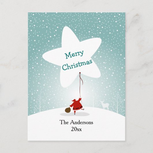 リーチスタークリスマスポストカード ポストカード (正面)