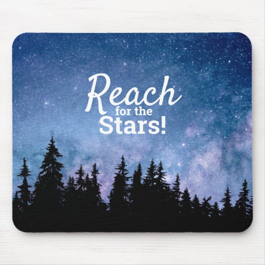 リーチフォーザスターズやる気を起こさせる引用文スタリースカイ マウスパッド (正面)