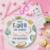 リーチフォーザスターズボーイ銀河系4th誕生日パーティー ペーパープレート (パーティー)
