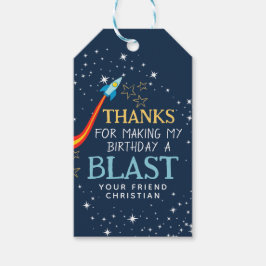 リーチフォーザスターズ宇宙誕生日ありがとう ギフトタグ