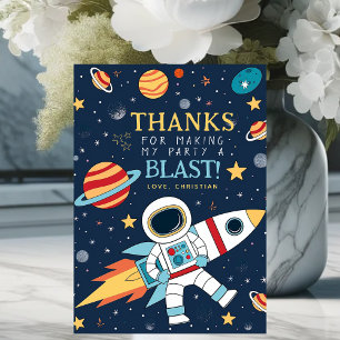 リーチフォーザスターズ宇宙誕生日ありがとう サンキューカード