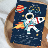 リーチフォーザスターズ宇宙誕生日招待状 招待状