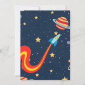 リーチフォーザスターズ宇宙4th誕生日招待状 招待状 (裏面)