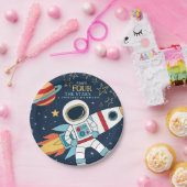 リーチフォーザスターズ宇宙4th誕生日 ペーパープレート (パーティー)