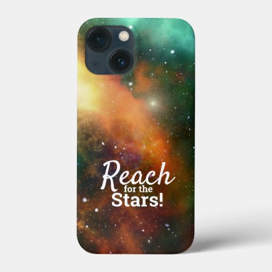 リーチフォーザスターズ引用文タイポグラフィクール宇宙 Case-Mate iPhoneケース (裏面)
