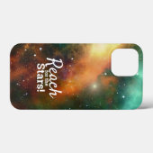 リーチフォーザスターズ引用文タイポグラフィクール宇宙 Case-Mate iPhoneケース (裏面 (横))