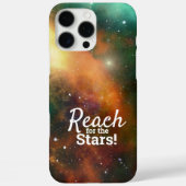 リーチフォーザスターズ引用文タイポグラフィクール宇宙 Case-Mate iPhoneケース (裏面)