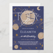 リーチフォーザスターズ誕生日招待状 招待状 (正面/裏面)