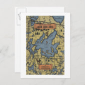 リーチレイクエリア，ミネソタ州 – ラージレターシーン ポストカード