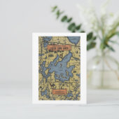 リーチレイクエリア，ミネソタ州 – ラージレターシーン ポストカード