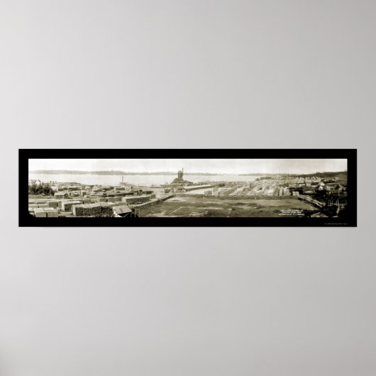 リーチ湖ランバーウォーカー， MN写真1915 ポスター (正面)