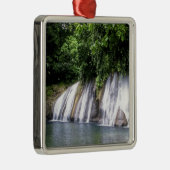 リーチ滝、ポートアントニオ、ジャマイカ メタルオーナメント (右)