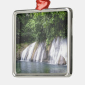 リーチ滝、ポートアントニオ、ジャマイカ メタルオーナメント (左)
