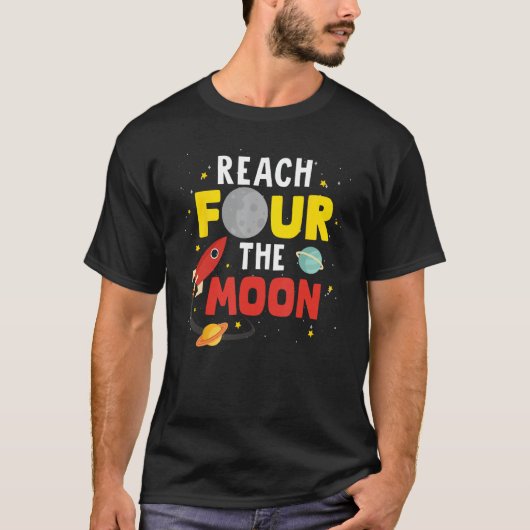 リーチ4月の衣装幼児ガールボーイズ4歳 Tシャツ (正面)