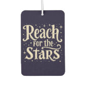 リーチ・フォー・ザ・スターズシナタイポグラフィアート カーエアーフレッシュナー (正面)