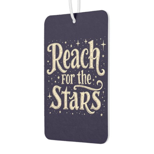 リーチ・フォー・ザ・スターズシナタイポグラフィアート カーエアーフレッシュナー (左)