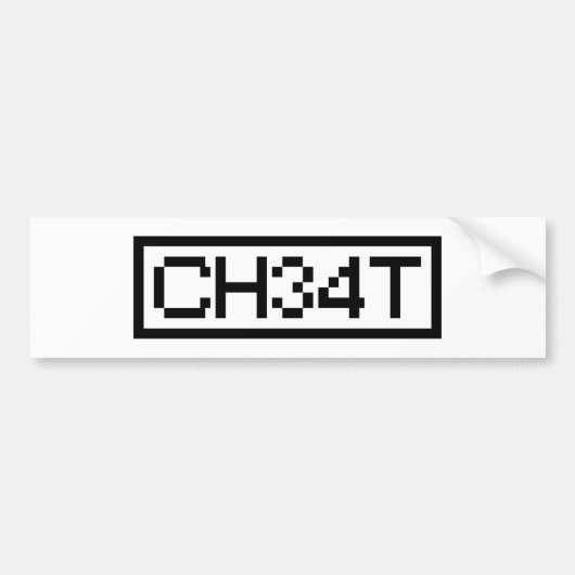 リーツチート バンパーステッカー (正面)