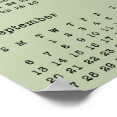 リーディング ツリー 2026 ワンページ カレンダー ポスター (角)