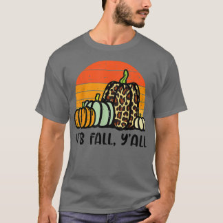リートカボンプキンズヒョウプリント秋秋ハ Tシャツ
