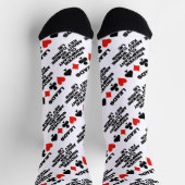 リードが鍵・カードに関する重要な手掛かりを提供 ソックス (上部)