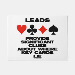 リードが鍵・カードに関する重要な手掛かりを提供 ドアマット