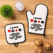 リードが鍵・カードに関する重要な手掛かりを提供 鍋つかみ&鍋敷きセット (トップダウン)