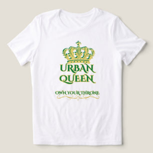 リードするために生まれた 白 黄色 緑 グラフィック ウィメンズ トライブレンドTシャツ