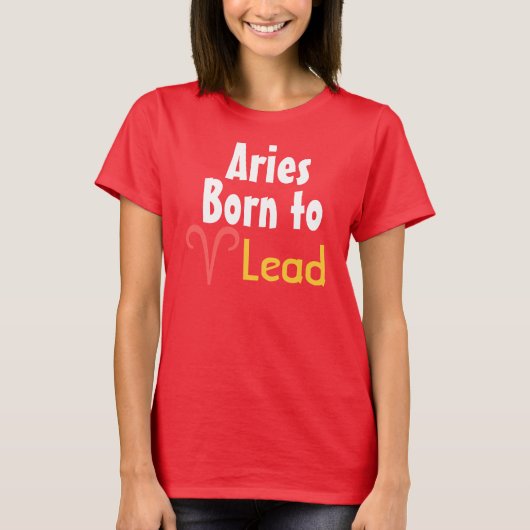 リードする生まれアリー Tシャツ (正面)
