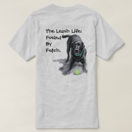 リードで繋がるライフ：Fetchで燃えるTシャツ Tシャツ