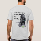 リードで繋がるライフ:Fetchで燃えるTシャツ Tシャツ (裏面)