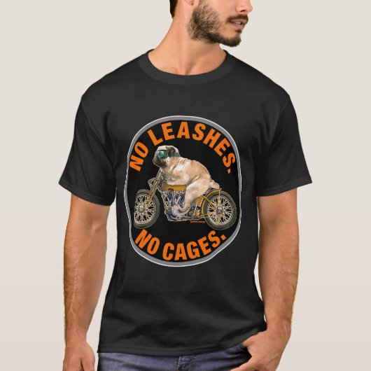 リードもケージも要らない Tシャツ (正面)