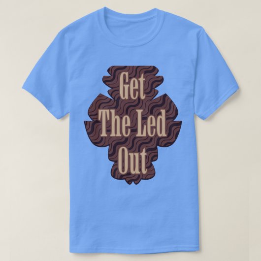 リードを外に出すクラシックる Tシャツ (デザイン正面)