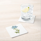 リードウォルト（プラムバゴケルーレア） by Redoute スクエアペーパーコースター (インサイチュ)