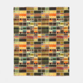 リードカラフルガラスパターンフリースブランケット フリースブランケット (正面)