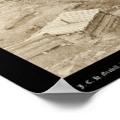 リードシティSD 1899の自家製金ゴールド ポスター (角)