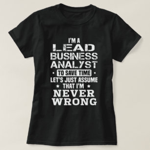 リードビジネスアナリスト Tシャツ