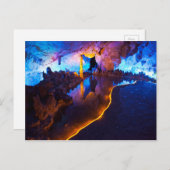 リードフルート洞窟の光,中国 ポストカード (正面/裏面)