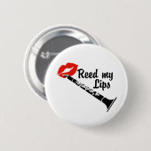 リードマイリップクラリネット 缶バッジ (正面&裏面)