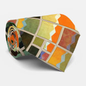 リードモダンガラスパターンデザイナータイ ネクタイ (ロール)