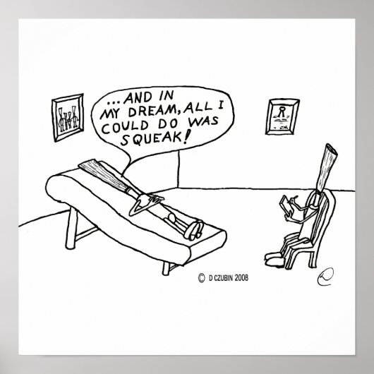 リード心理学者ホワイト ポスター (正面)