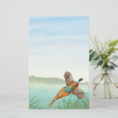 リード文房具のRingneckのキジ 便箋 (スタンド正面)