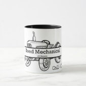 リード機械的なプロモーション用マグカップ マグカップ (中央)