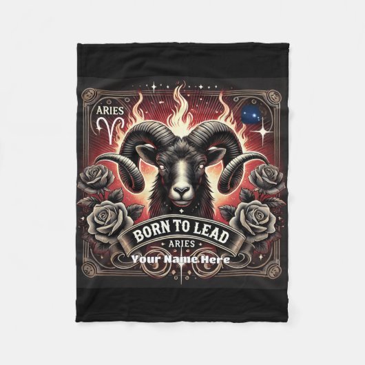 リード生まれするアリーのフリースブランケット フリースブランケット (正面)